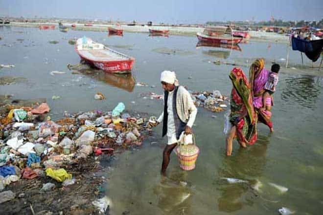 ganga sewage,