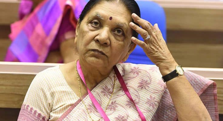 Madhya Pradesh governor Anandiben Patel