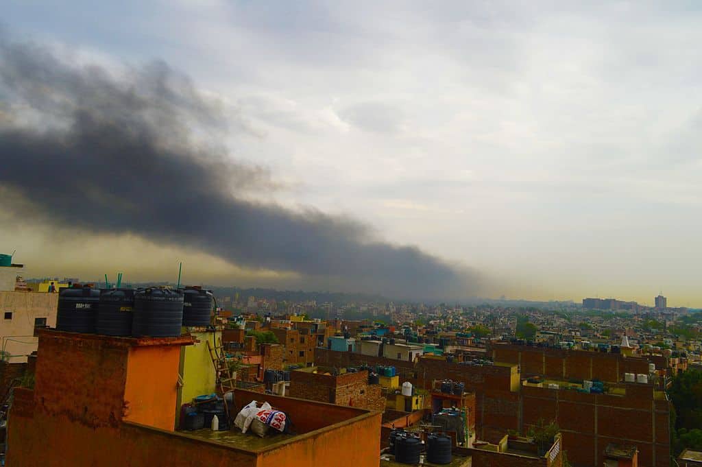 delhi's air quality pollution