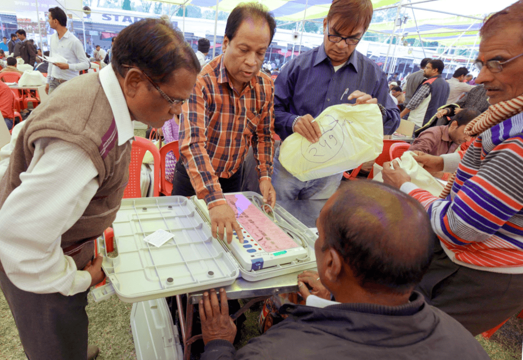 EVMs Malfunctioning
