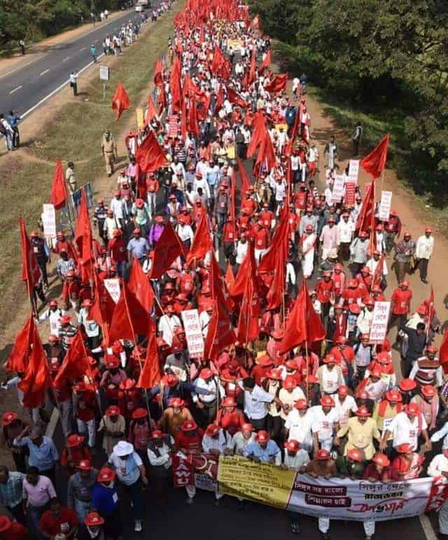 Singur farmers march