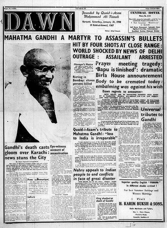 Assassination of Mahatma Gandhi