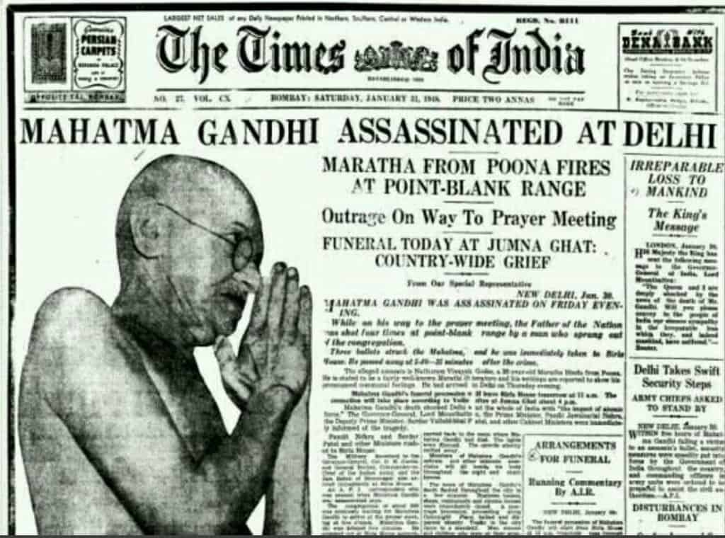 Assassination of Mahatma Gandhi