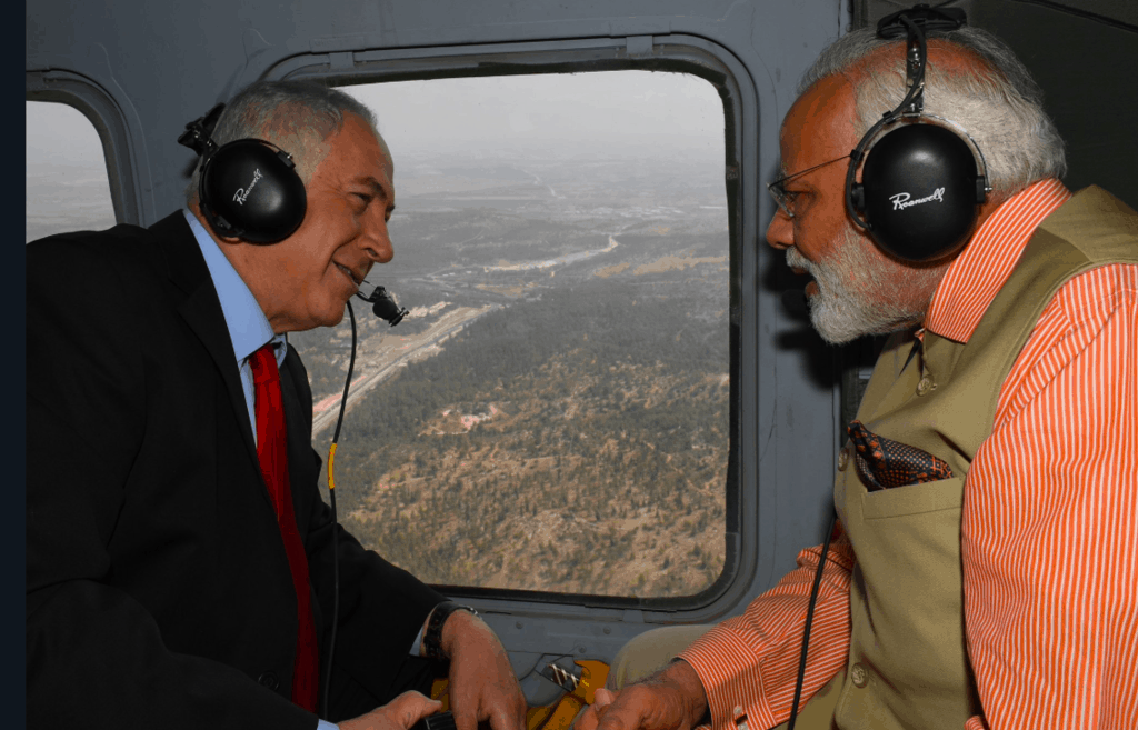 modi israel benyamin netanyahu