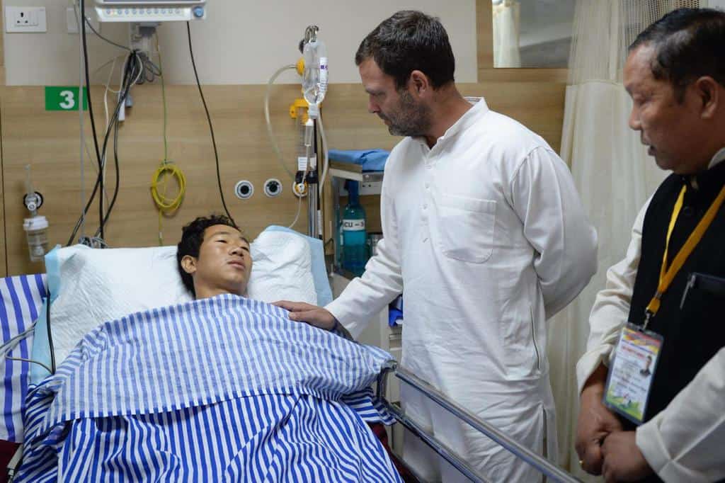 Rahul Gandhi Meets Victims of Arunachal Violence