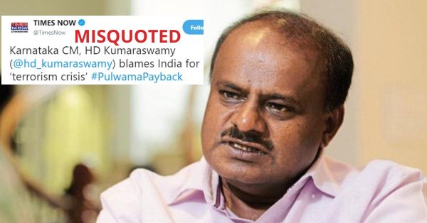 HD Kumaraswamy