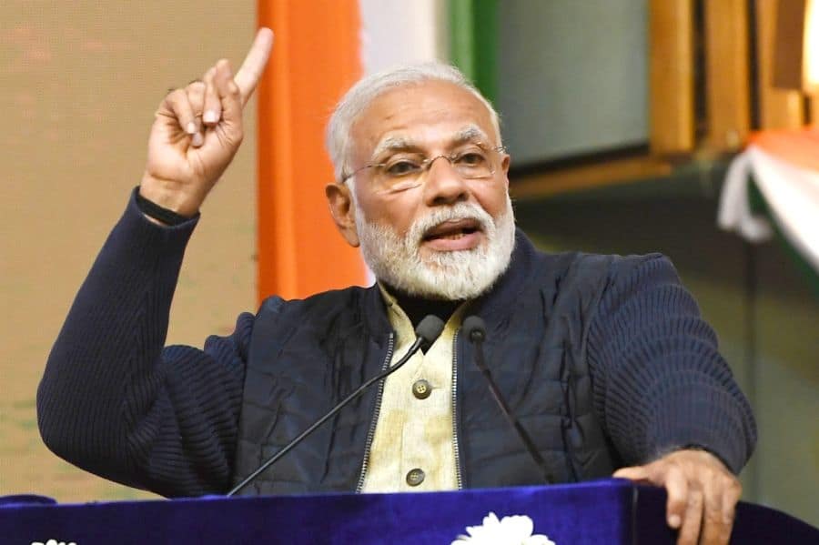 Modi selling T shirts