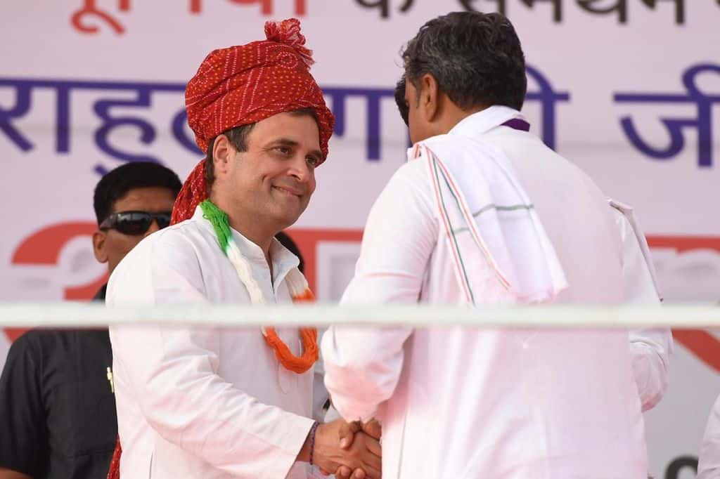 rahul gandhi rajasthan rally