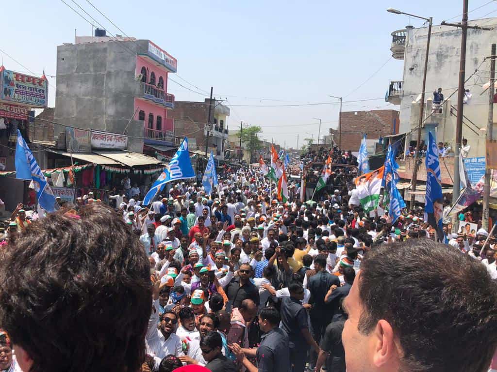 Rahul Gandhi's Amethi roadshow