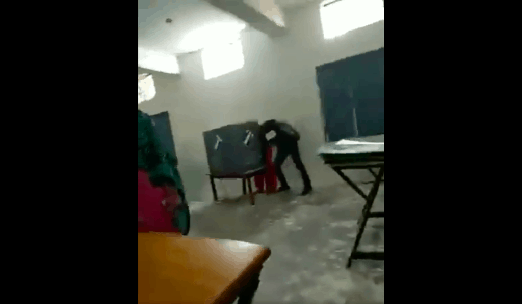 BJP Polling agent Faridabad