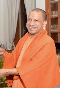 Yogi Adityanath.  Wikimedia