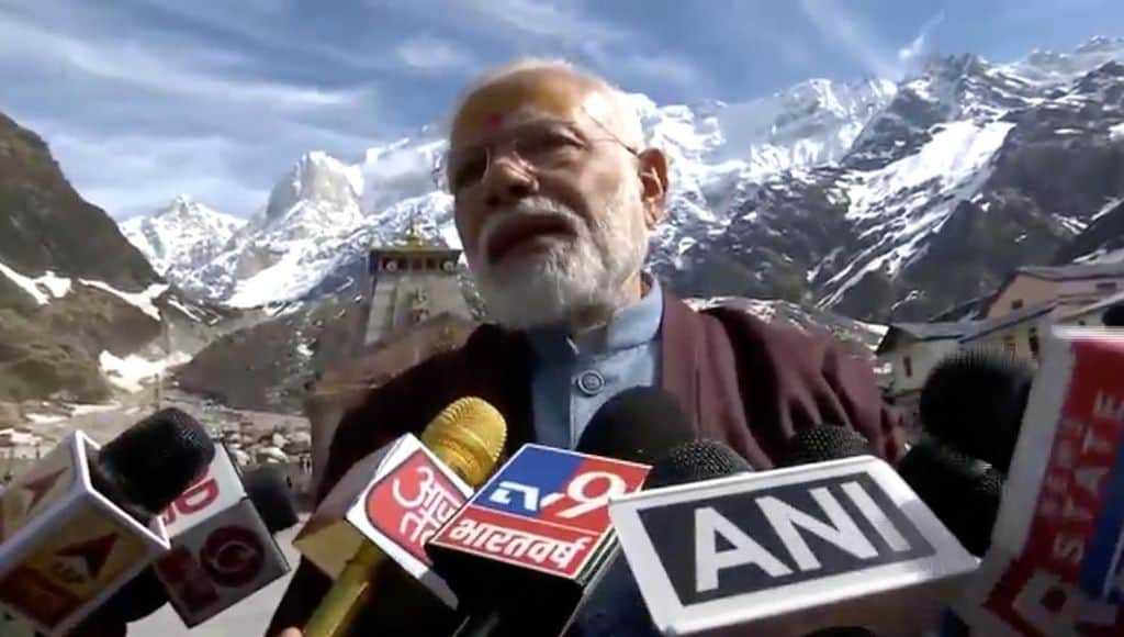 Modi kedarnath media